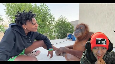 REACTING TO iShowSpeed Meets a MONKEY For the FIRST Time.. 😂