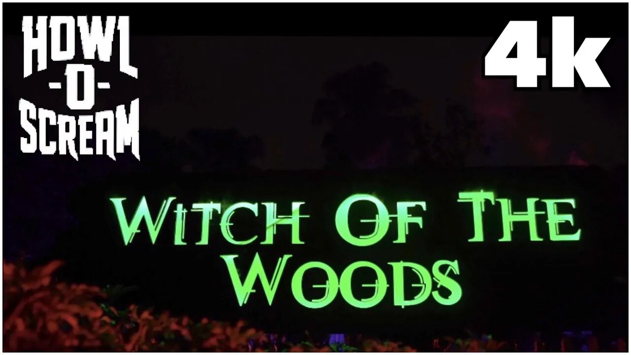 [4k] Witch of the Woods Haunted House Walkthrough | Busch Gardens Tampa Howl-O-Scream 2021