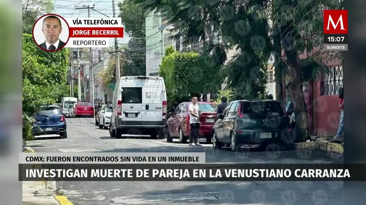 Fiscalía de CdMx investiga muerte de pareja en la Venustiano Carranza