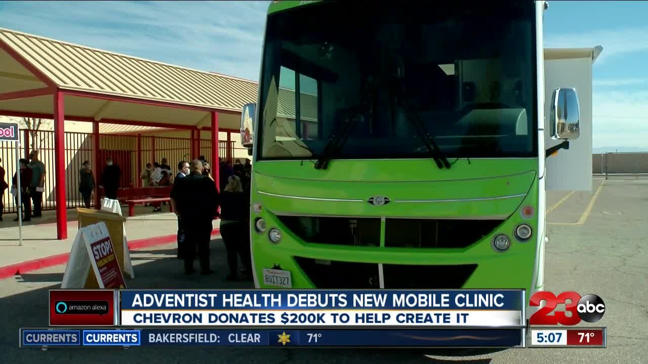 Adventist Health debuts new mobile clinic, Chevron donates $200K to help create it