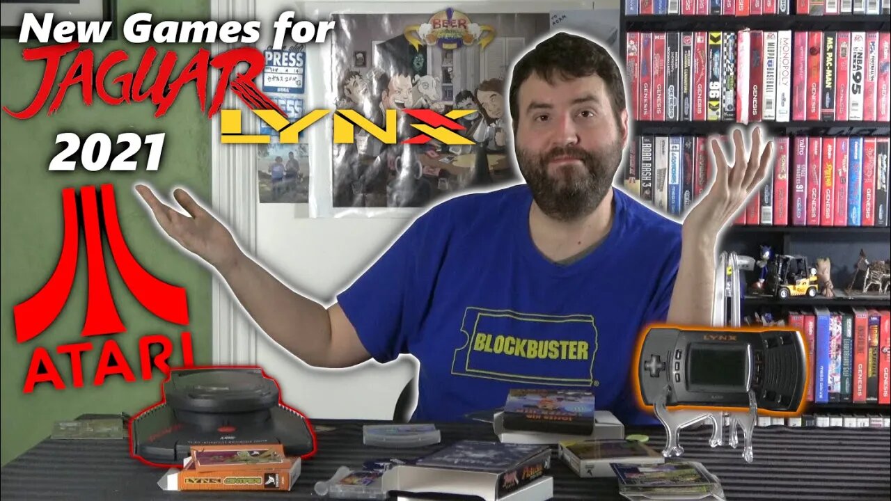 New 2021 Atari Jaguar/Lynx Games! - Adam Koralik