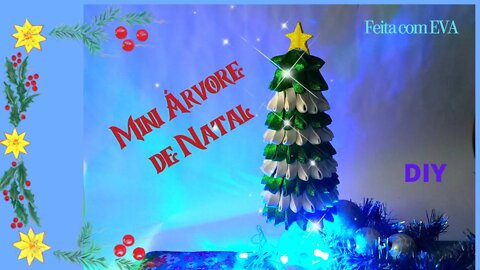 COMO FAZER UMA MINI ÁRVORE DE NATAL!