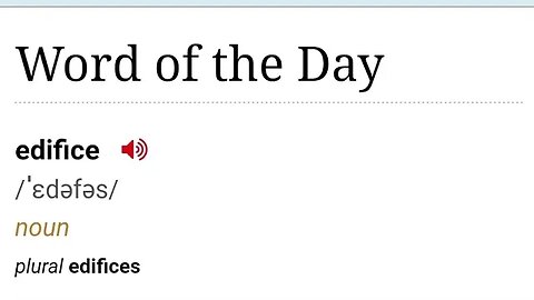 WORD OF THE DAY AUGUST 24