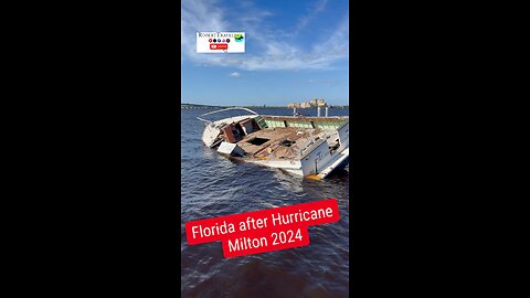 Florida after Hurricane Milton 2024 #florida #hurricanemilton #hurricane #robert #roberttraveler