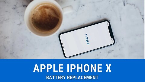 Apple Iphone X, sostituzione batteria, repair video