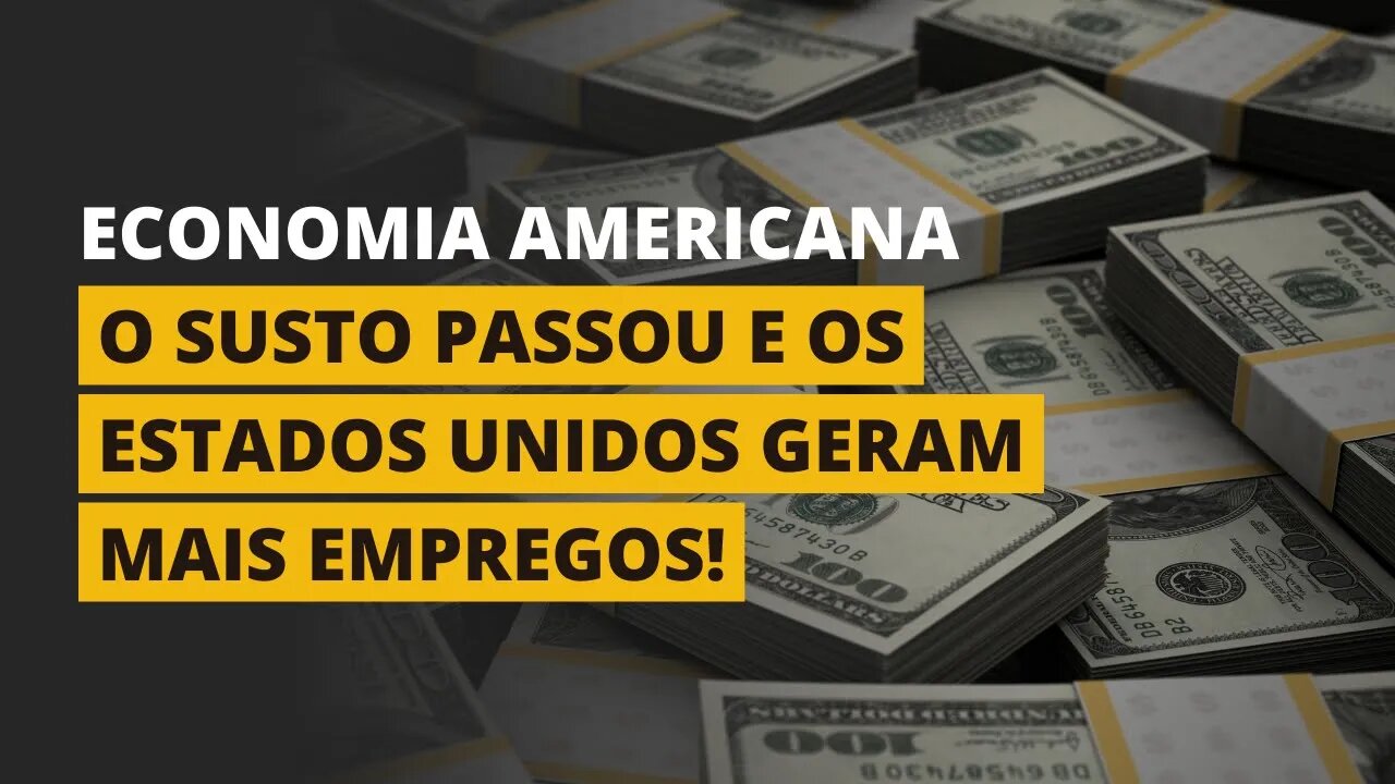 A ECONOMIA AMERICANA VOLTOU A CRESCER E CRIAR NOVOS EMPREGOS!