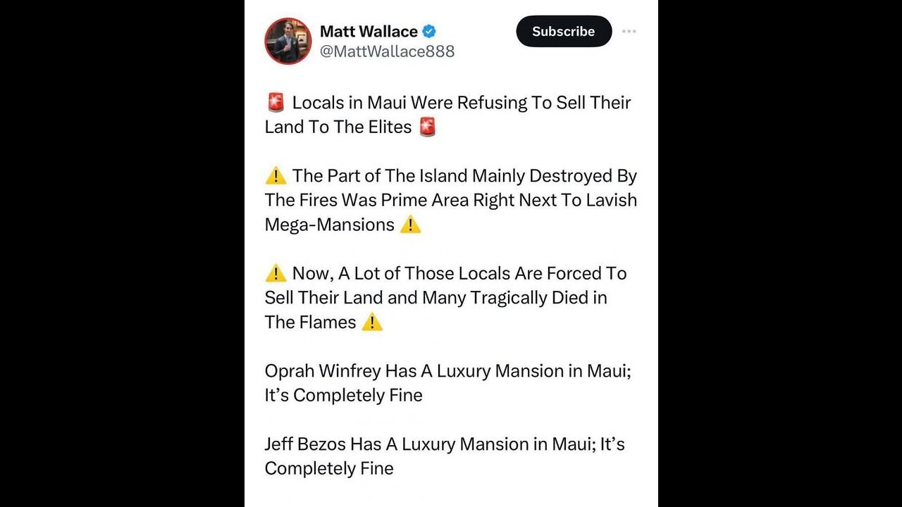 MAUI FIRE SCANDAL: Obama Agent WITHHELD WATER From Town As Children Burned Alive | ‘Its A Cover Up!’