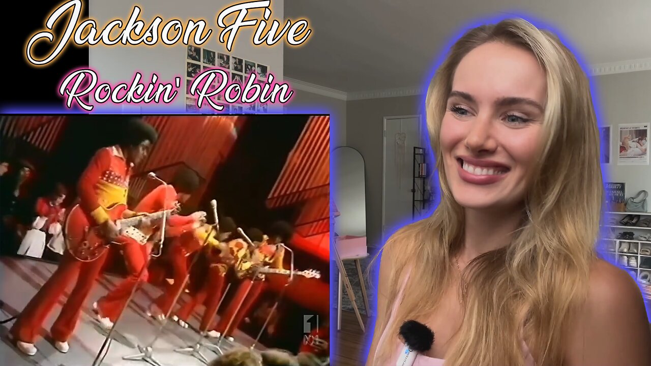 Jackson Five-Rockin' Robin!! Russian Girl First Time Hearing!!!