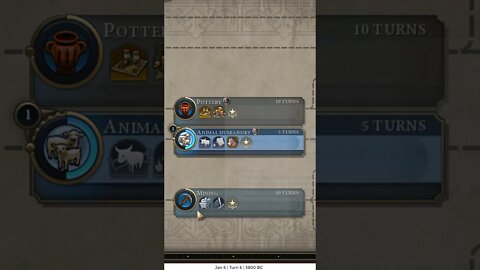 #oneturnadaychallenge #civ6 – Turn 6 - EARLY TECH PATH #shorts