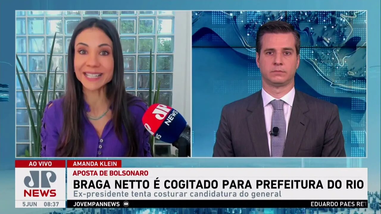 Braga Netto é cogitado para disputar Prefeitura do RJ; Amanda Klein e Beraldo analisam