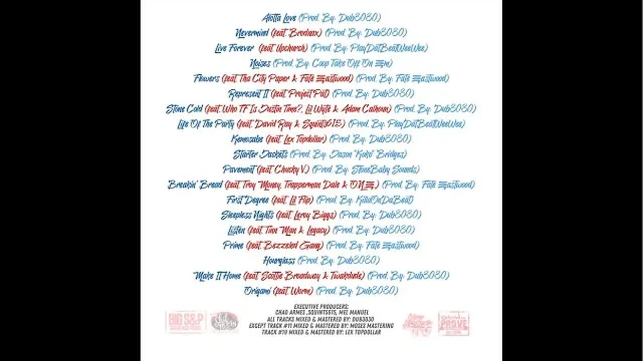 Chillin’ With Chaddy & Mel (8/29/23) LIVE FOREVER TRACKLIST REVEALED