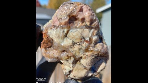 Agate Nodule w/Chalcedony!