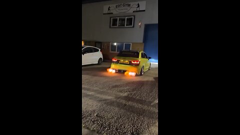 Audi backfire