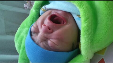 New Born Baby First Crying So Cute