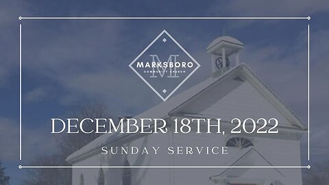 MCC December 18th Sunday Service