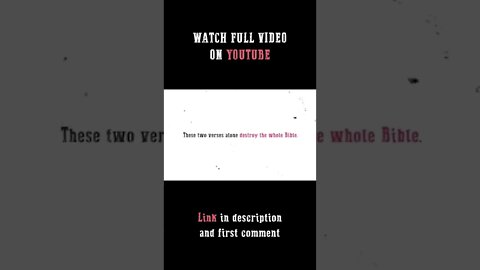 Contradictions in the Bible 21 #Shorts