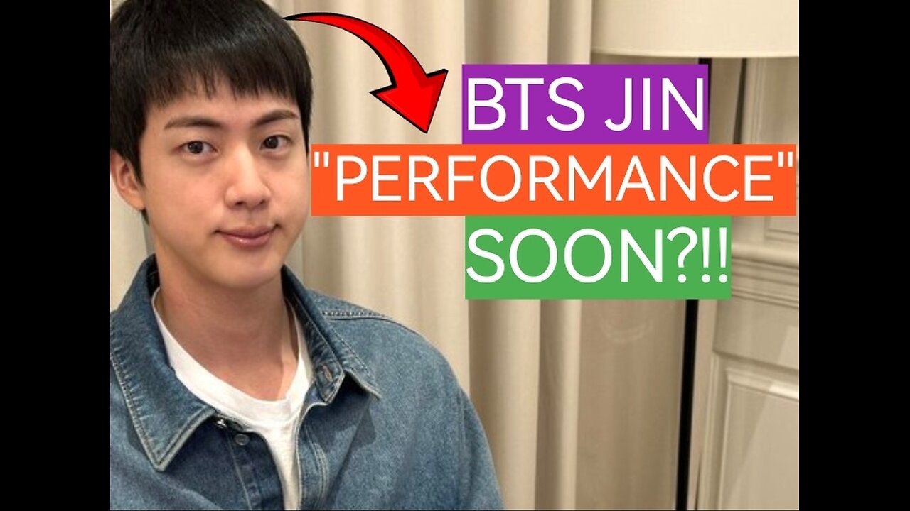 BTS JIN at a CONCERT?!!!