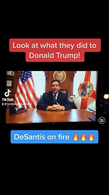 Ron DeSantis: Look at what they did to Donald Trump | Biden | Bongino | Bannon