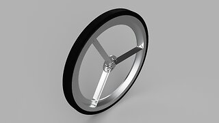 Two-part Wedge Rim Bicycle Tire