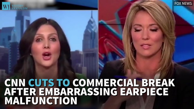 CNN Cuts To Commercial Break After Embarrassing Earpiece Malfunction