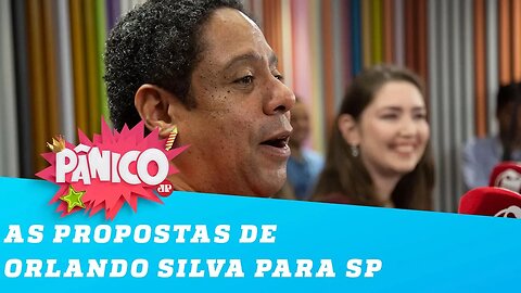 Candidato a prefeito de São Paulo, Orlando Silva (PCdoB) explica suas propostas para a cidade