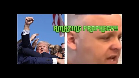 Christian Prophet predicts the failed assassination attempt on Donald Trump THREE months before
