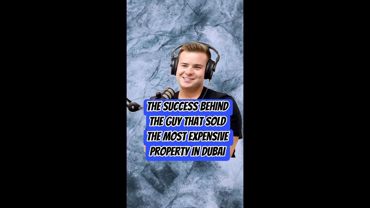 The secret behind the success of the guy that sold the most expensive property in Dubai. #shorts