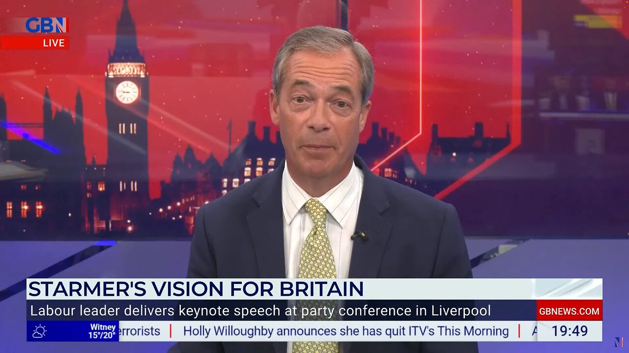 Interview with Nigel Farage on housing on GB News