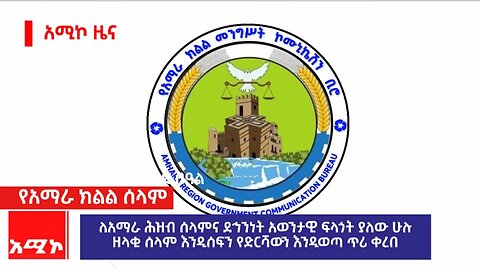 ለአማራ ሕዝብ ሰላምና ደኅንነት አወንታዊ ፍላጎት ያለው ሁሉ ዘላቂ ሰላም እንዲሰፍን የድርሻውን እንዲወጣ ጥሪ ቀረበ