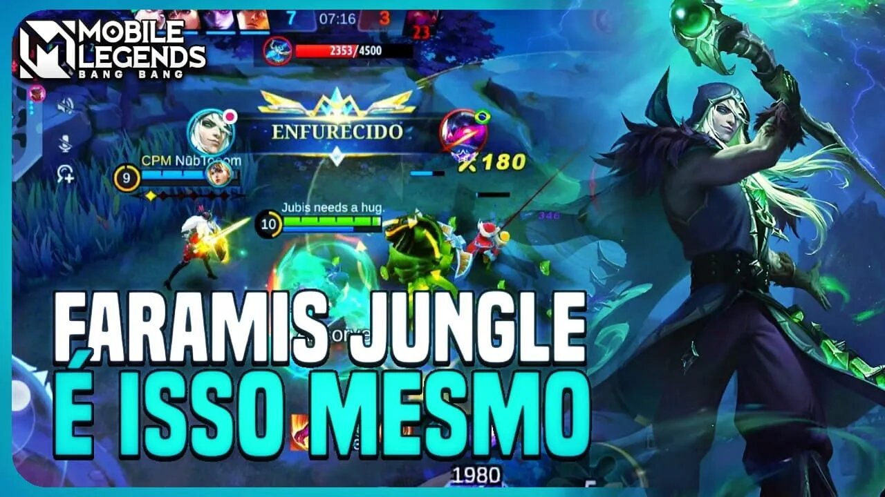 PEGUEI FARAMIS JUNGLE SÓ PRA COUNTERAR GLOO KKKKKKKKK | MLBB