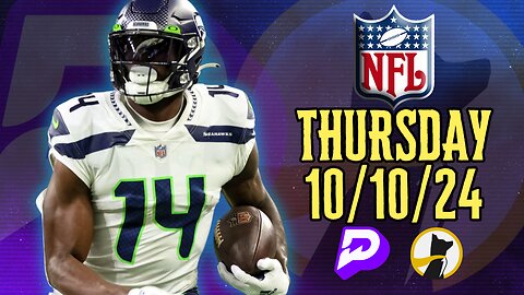 #UNDERDOGFANTASY | #PRIZEPICKS | BEST #NFL PLAYER PROPS FOR THURSDAY | 10/10/24 | #FOOTBALL | TODAY