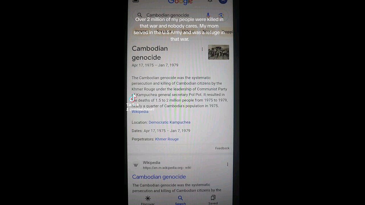 Tik Tok didn't want to promote this.