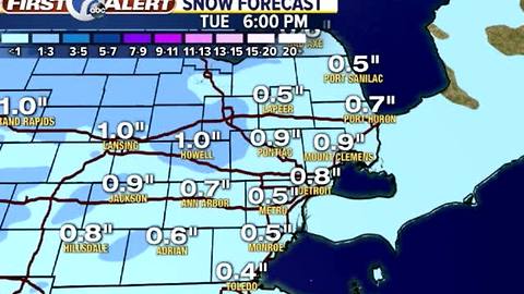 Snow for morning commute