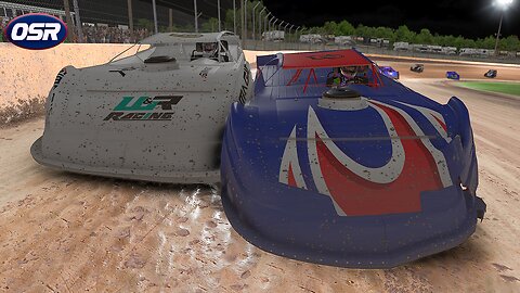 It Ain't a Lake, But There's Still Plenty of Splashing: iRacing Dirt Pro Late Models at Cedar Lake 🏁