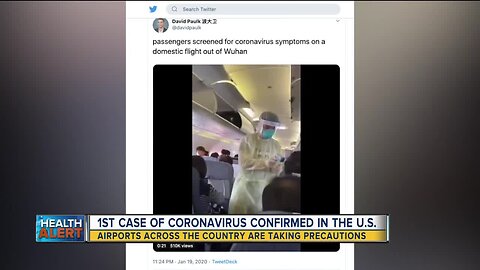 1st case of Coronavirus reported in the US, Michigan lawmaker writes CDC asking what's next