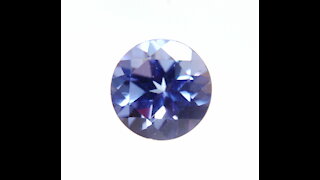 Tanzanite Look Alike Czochralski Pulled Forsterite Round Brilliant