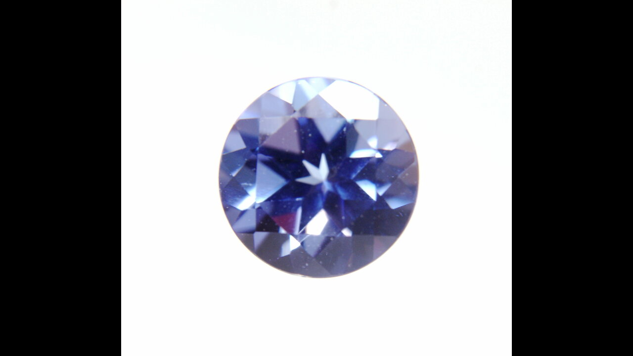 Tanzanite Look Alike Czochralski Pulled Forsterite Round Brilliant