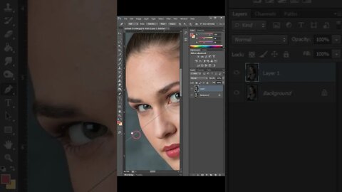 how to change eye color in photoshop ,eye color editing in adobe photoshop #shorts #photoshop