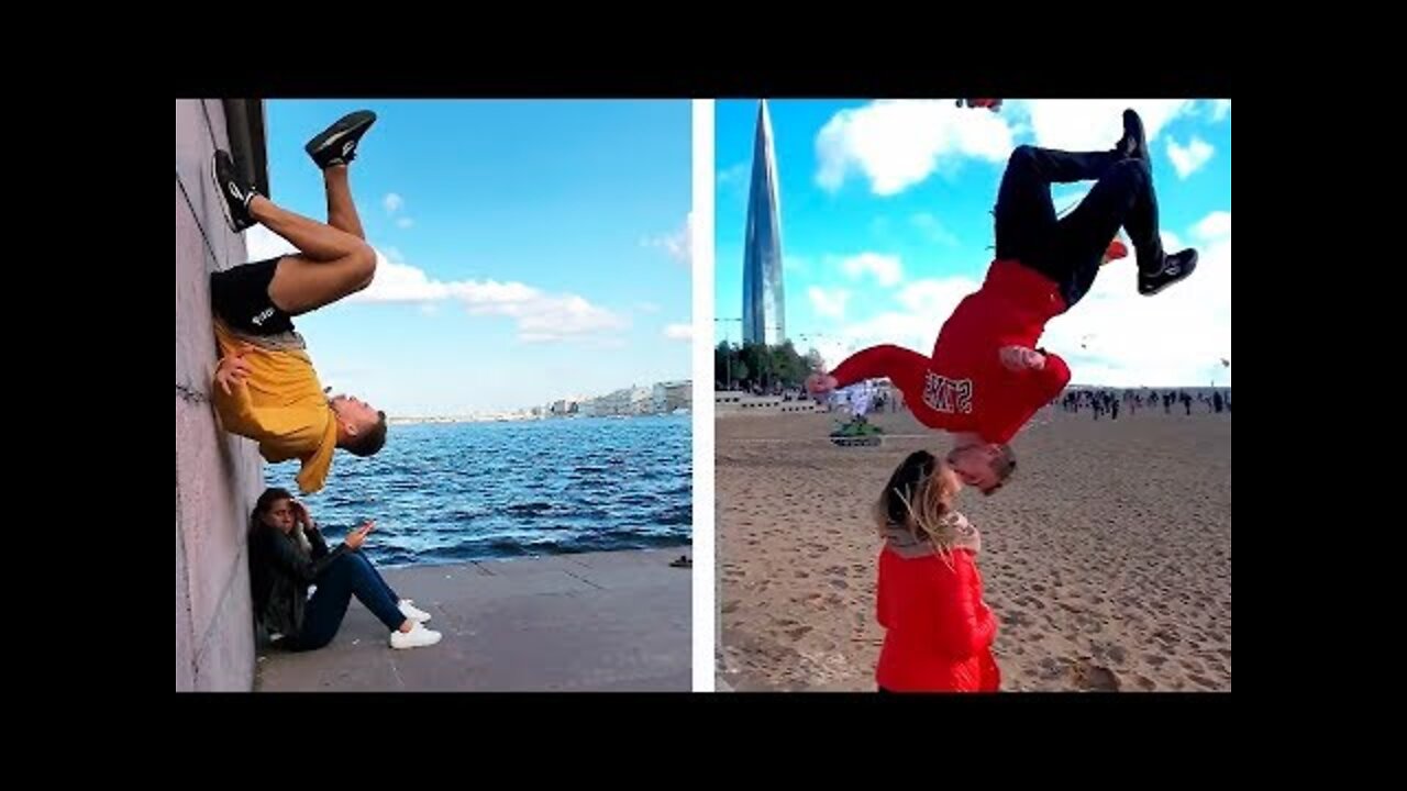 Action Comedy / Best of Kirya Flips / Parkour & Freerunning