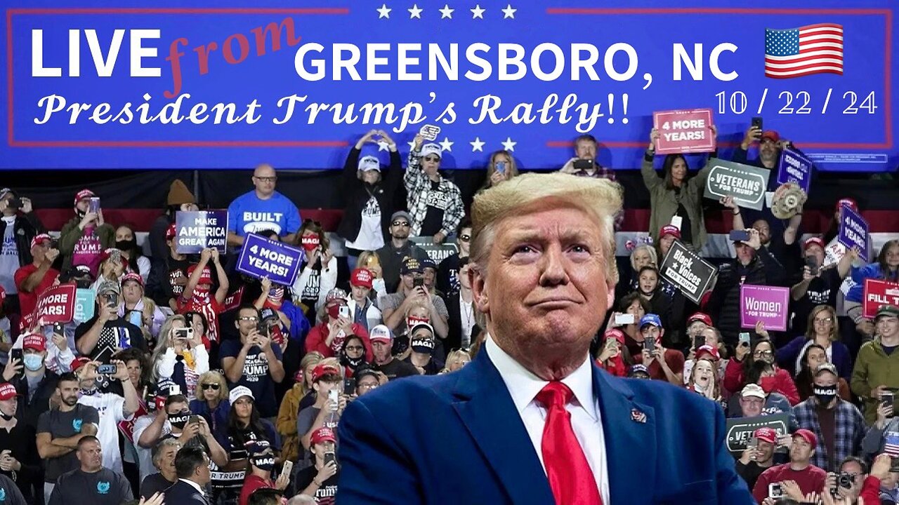 President Trump's Rally in Greensboro, NC (10/22/24)