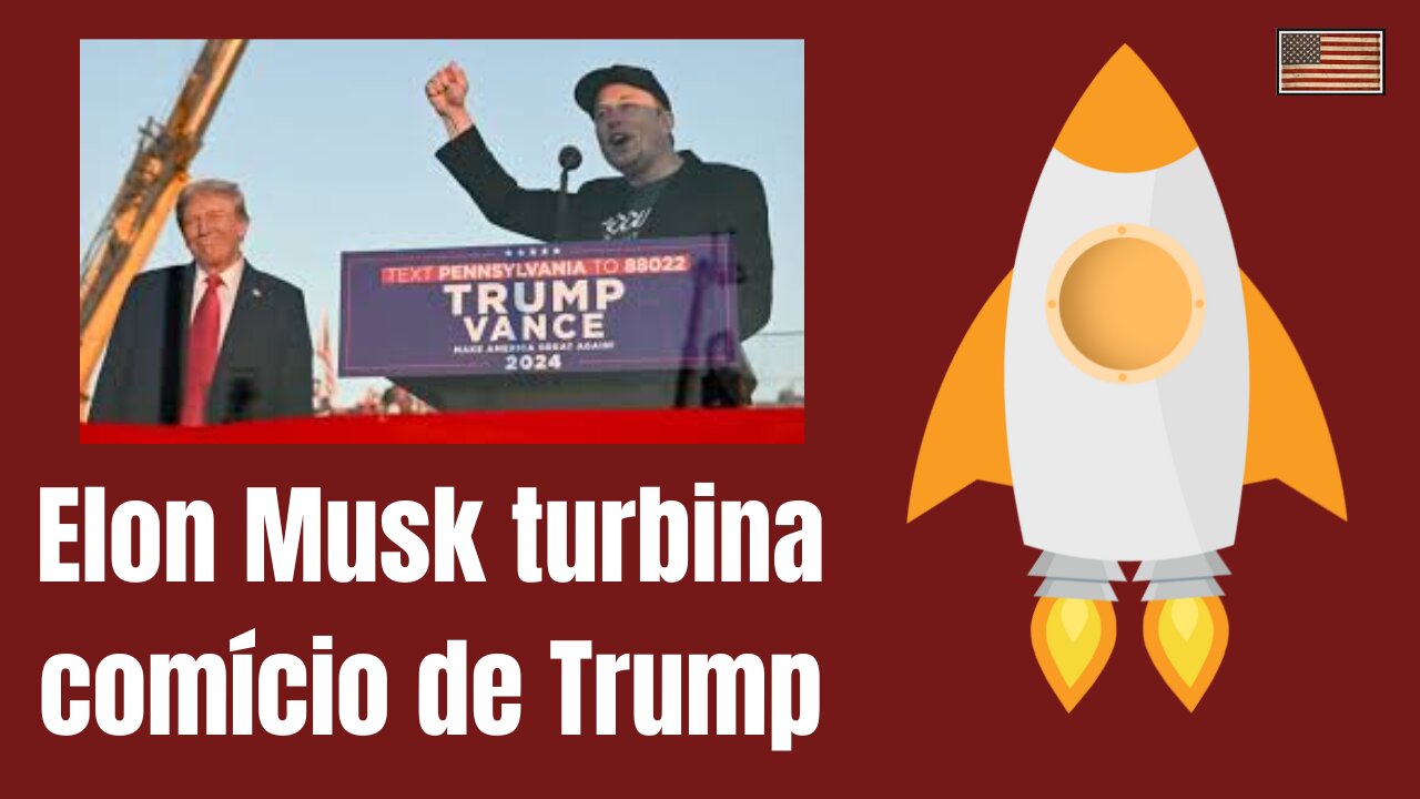 Elon Musk turbina comício de Trump no local do atentado na Pensilvânia