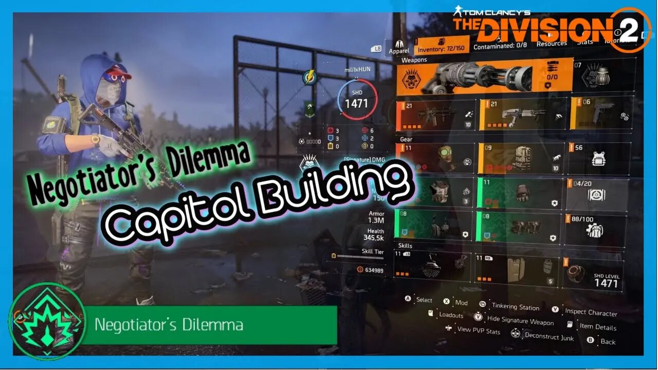 Negotiator's Dilemma Build - Capitol Building | The Division 2