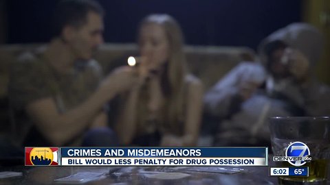 Colo. lawmakers want to defelonize drug-possession for schedule I and II substances