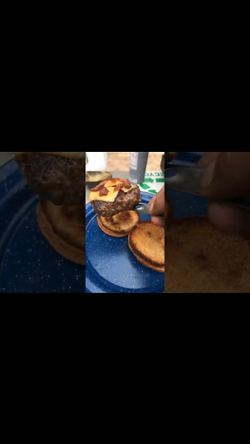 Tailgate Bacon, Egg, & Avocado Cheeseburger