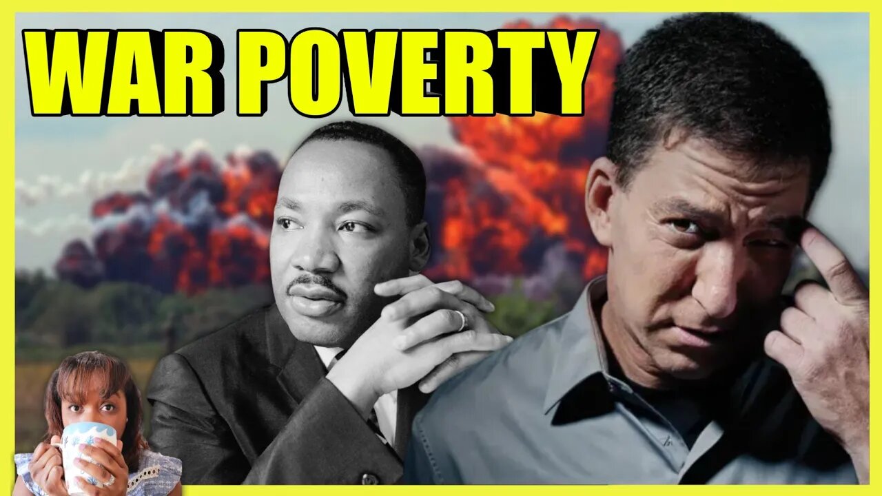 Glenn Greenwald War & Poverty CONNECTION (clip)