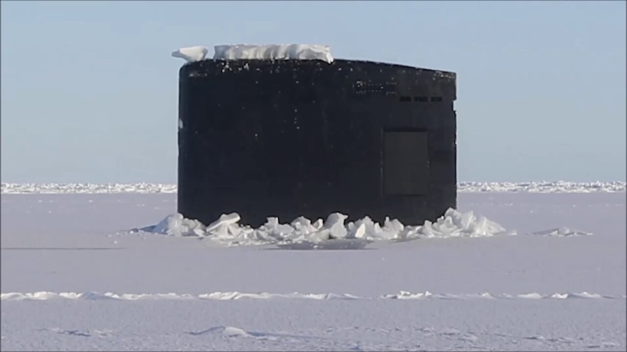 USS Pasadena (SSN 752) Breaks Through Arctic Ice at Ice Exercise (ICEX) 2022