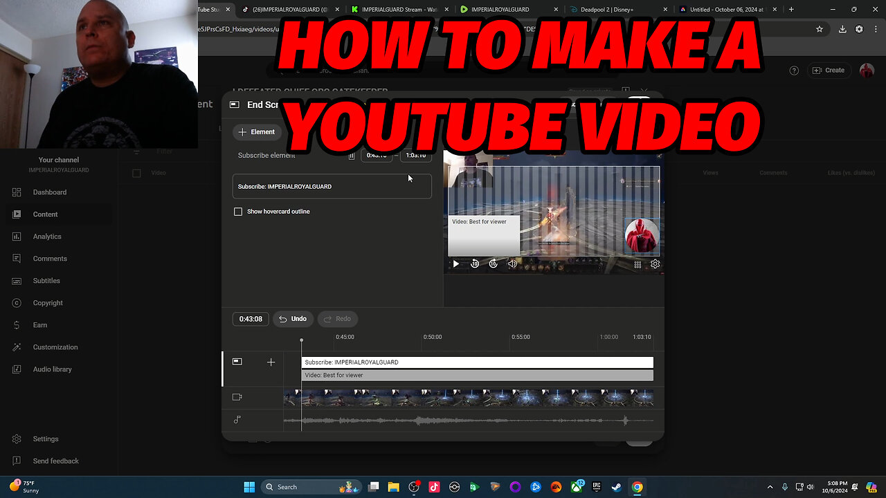 HOW TO MAKE A YOUTUBE VIDEO