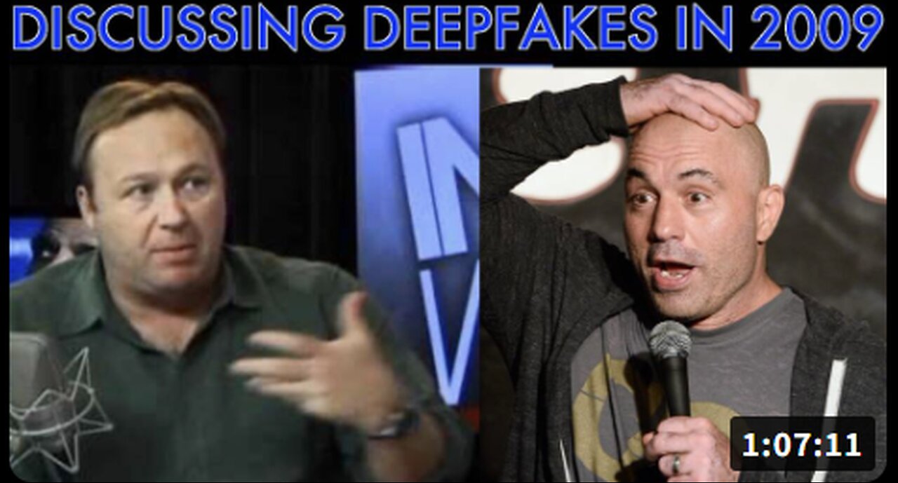 Joe Rogan & Alex Jones Discuss Deep Fakes, Deep State & Deep Conspiracy