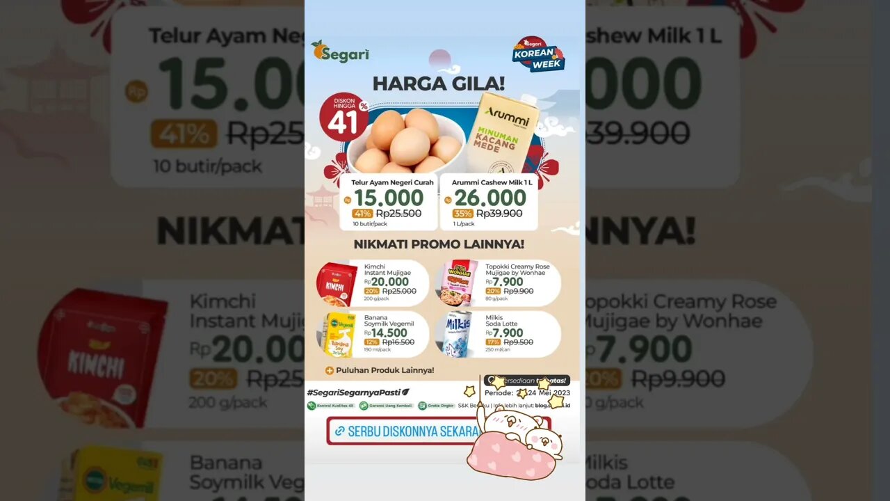 segari app belanja supermarket Tanpa Pergi2