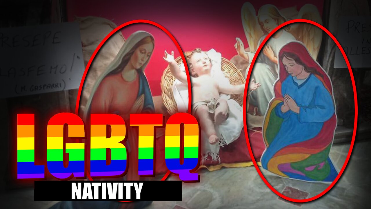 Same-Sex Nativity Scene.